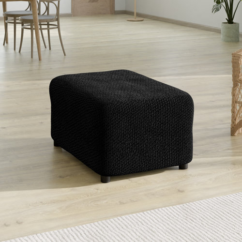 PAULATO by GA.I.CO. Stretch Ottoman Slipcover Soft to Touch & Easy to